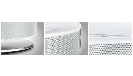 METALLIC WHITE CYLINDER DESIGN